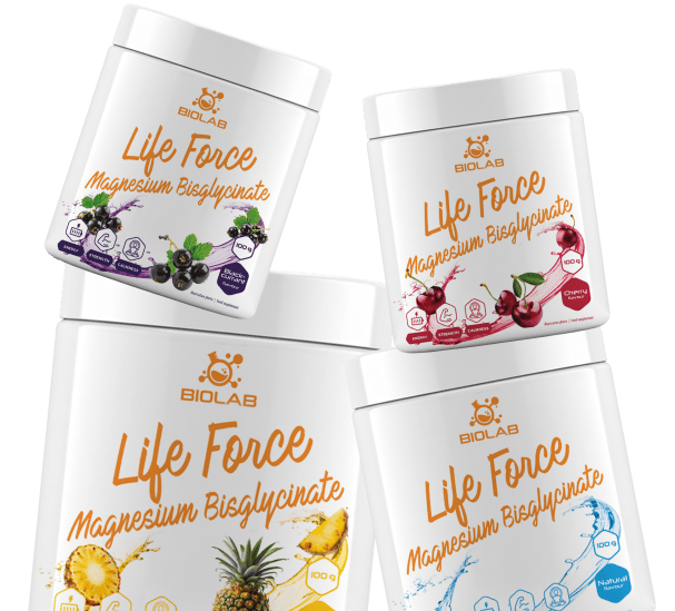 Life Force Magnesium BisglycinateNatural Apple Cherry Blackcurrant