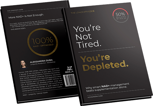 The cover of the book You're Not Tired. You're Depleted.